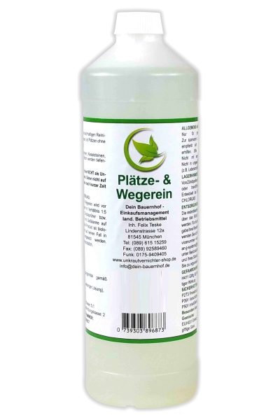Plätze und Wegerein 1 Liter