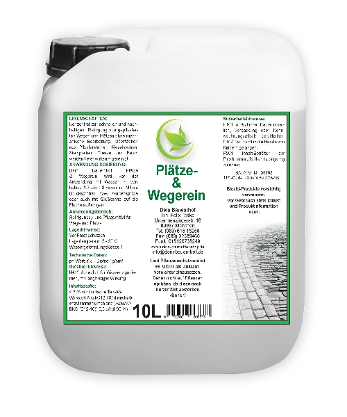 Plätze und Wegerein 10 Liter